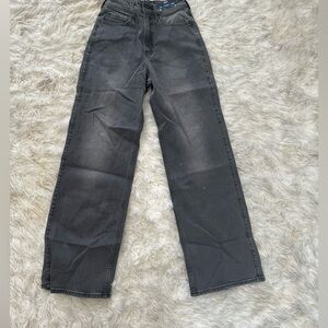 Hollister dark baggy jeans short size 23 or 000 new with tags